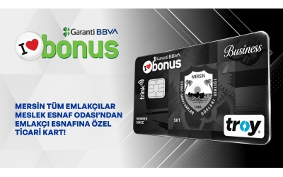 EMLAKÇI ESNAFINA ÖZEL AVANTAJLARLA DOLU TİCARİ KART!