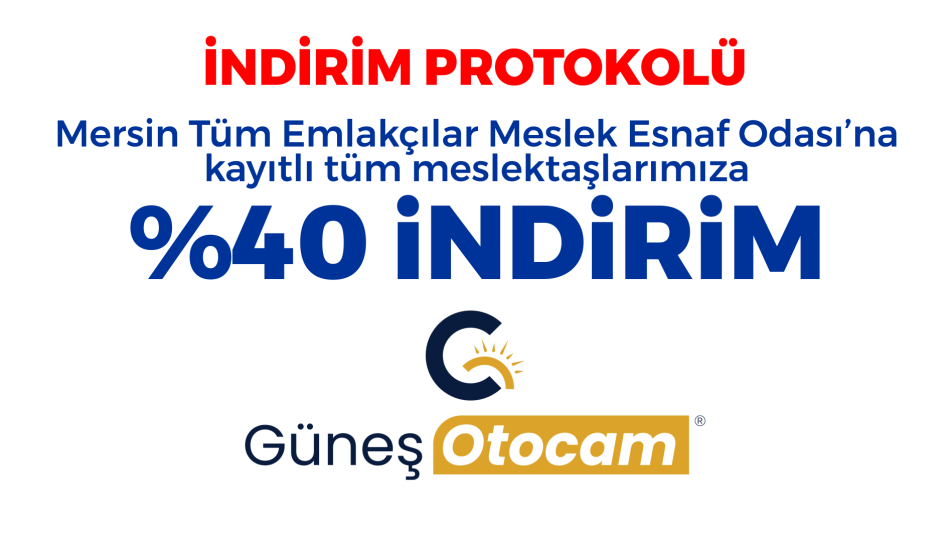Odamıza Özel Yüzde 40 İndirim İmkanı